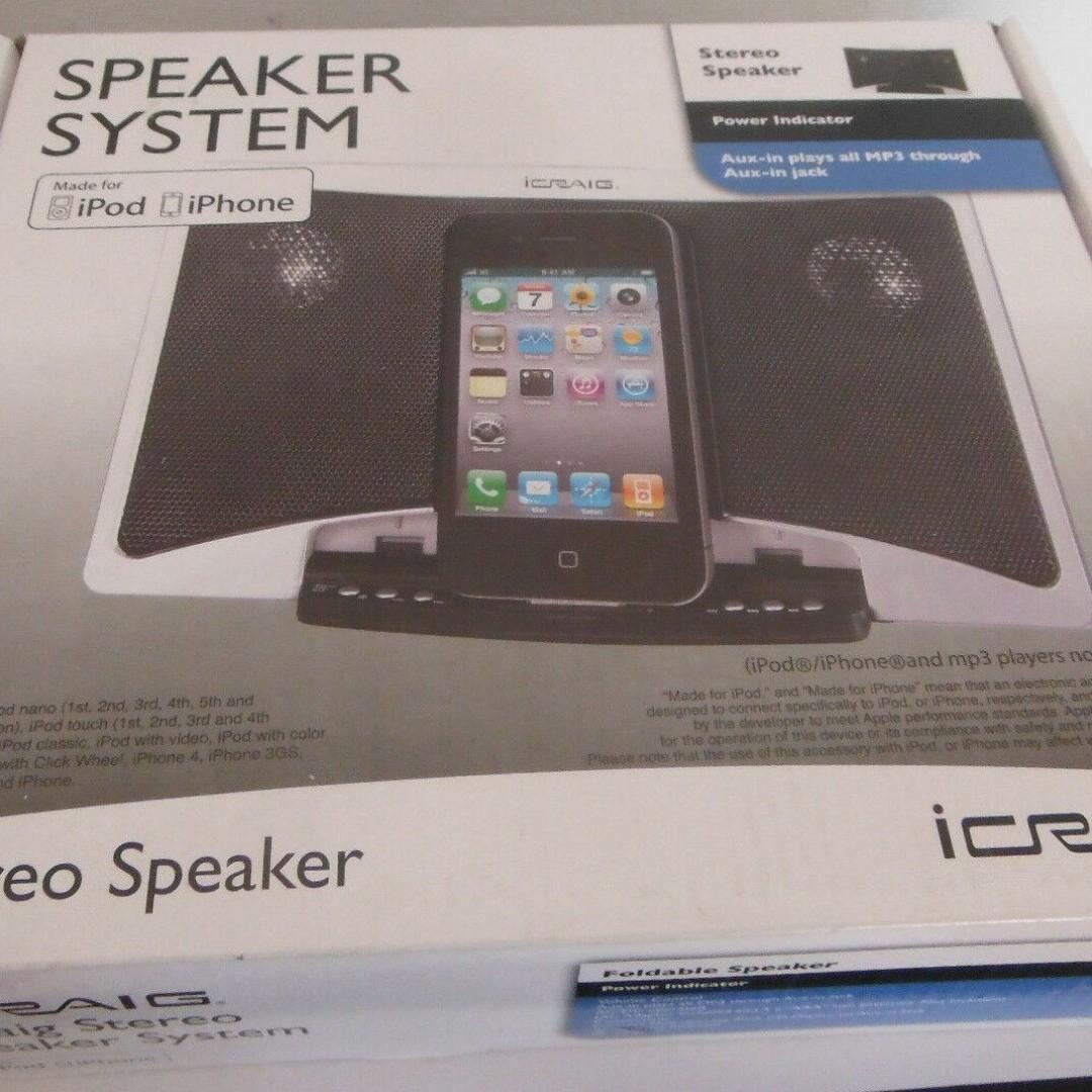 iCraig CMB3210 Speaker System for iPhone iPod