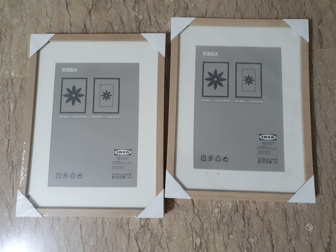 Frames New Ribba Frame Black 50 X 50 Cm 23 X 23 Cm Brand Ikea