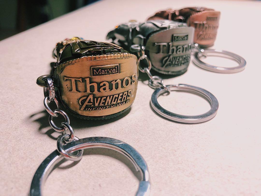 IN STOCKS MARVEL THANOS INFINITY GAUNTLET KEYCHAIN