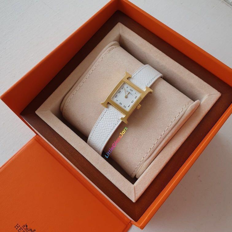 Hermes H Casaque Watch Box, Luxury, Watches on Carousell