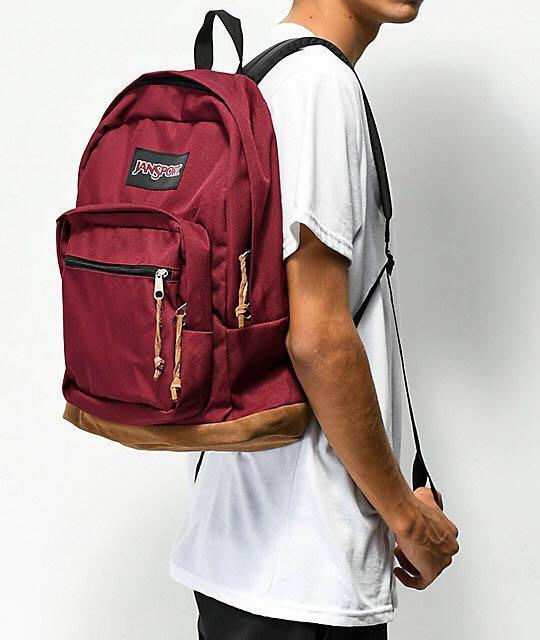 Jansport right pack russet red store
