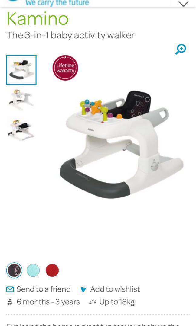 Kamino Baby Walker Babies Kids Infant Playtime On Carousell