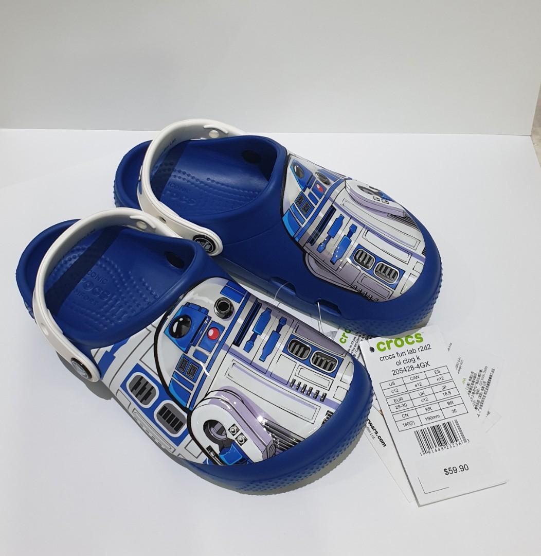 Kids Crocs Fun Star Wars R2 D2 Clog Size C12