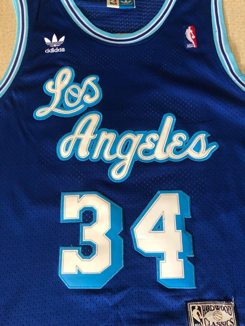 Lakers throwback jersey best sale blue