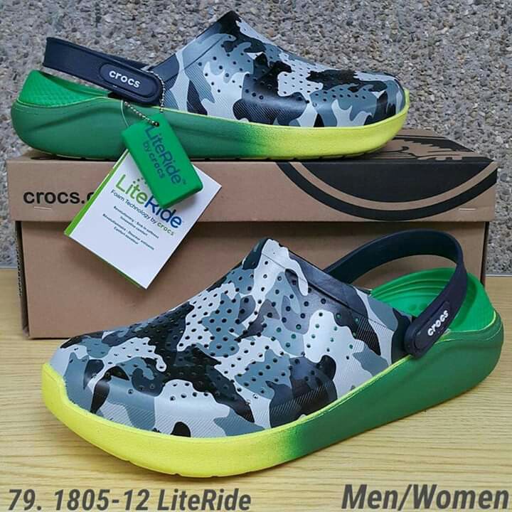 Literide crocs, Men's Fashion, Footwear, Slippers & Slides on Carousell