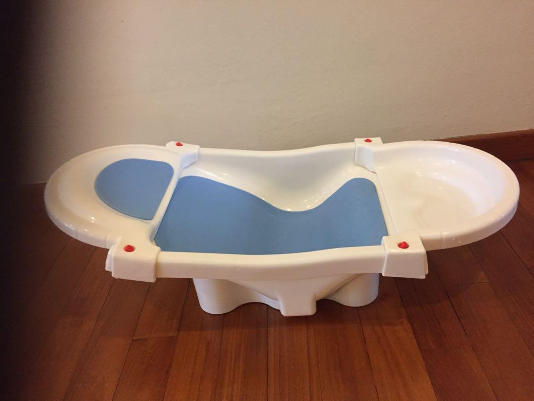 wooden baby bath tub
