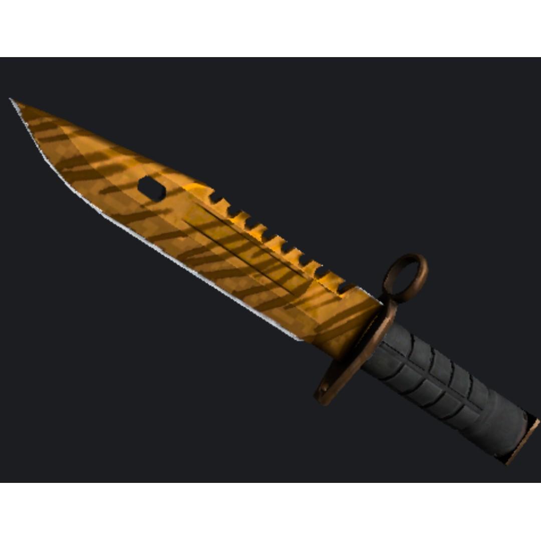 M9 Bayonet Tiger Tooth Factory New Toys Games Video Gaming In Game Products On Carousell