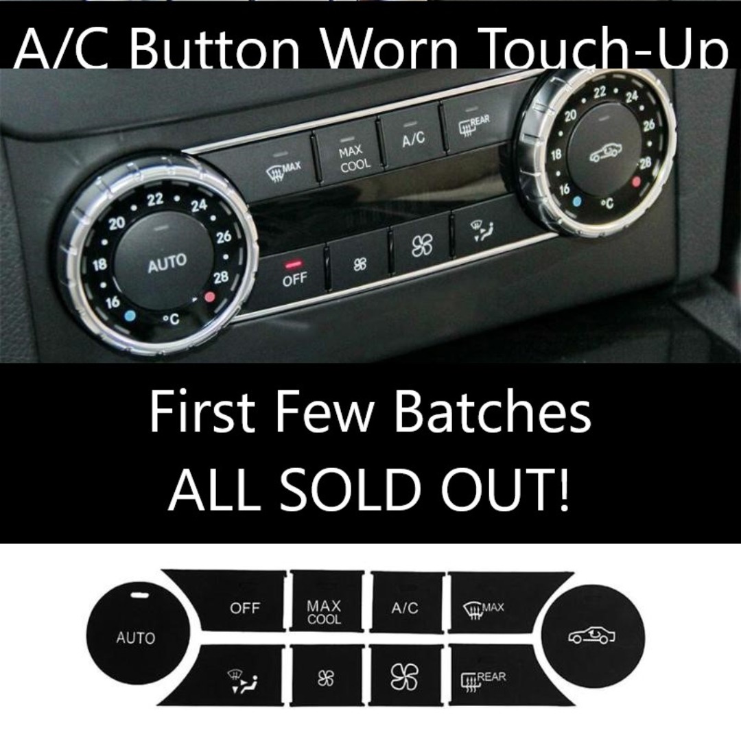 FREE POSTAGE Mercedes w204 C180 C200 C Class Aircon A/C Control Button