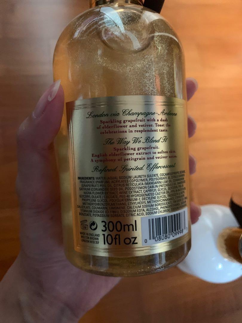 Molton brown Vintage with elderflower shower gel & body lotion, Beauty