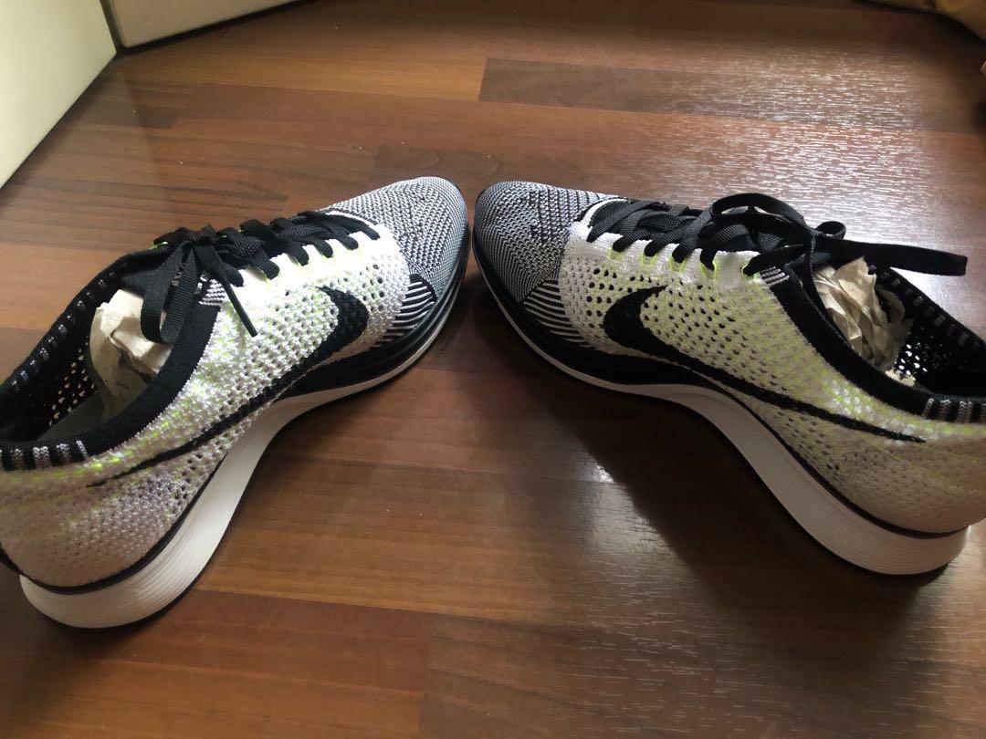 Nike Flyknit Racer Black white noir Men s Fashion Footwear Sneakers on Carousell
