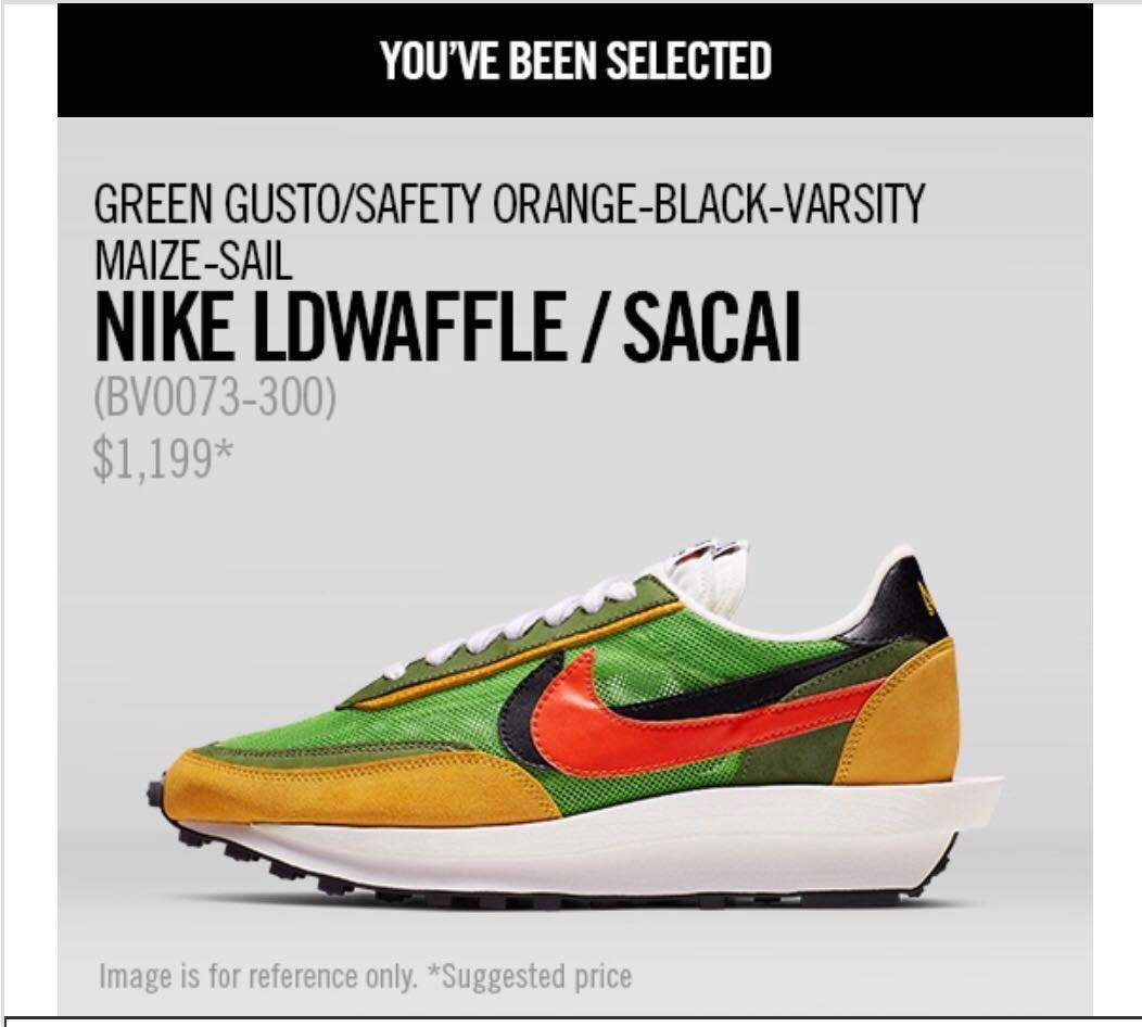 nike x sacai green
