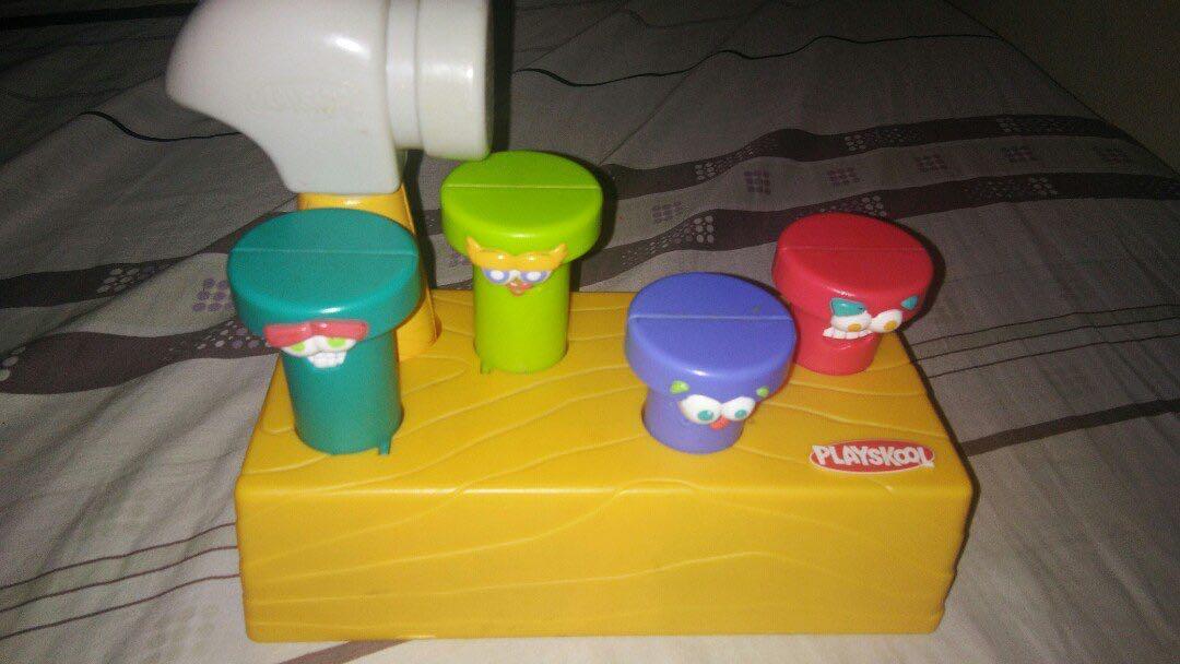 Playskool hammer shop and nail set