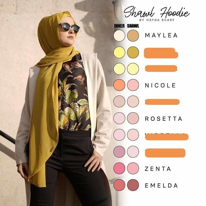 Shawl hoodie sales hayda scarf