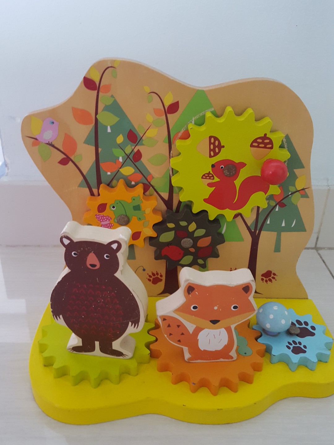 Solid wooden cause & effect toy, Hobbies & Toys, Toys & Games on Carousell