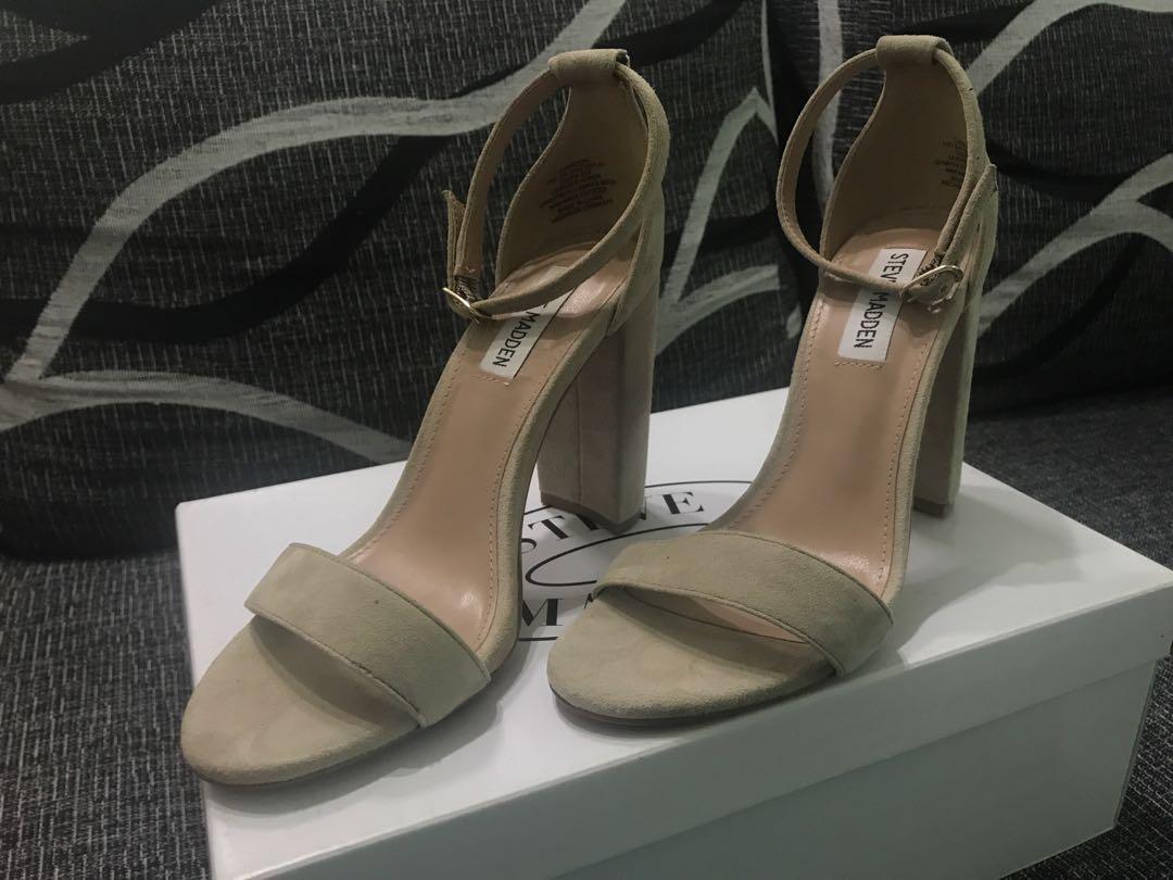 steve madden taupe heels
