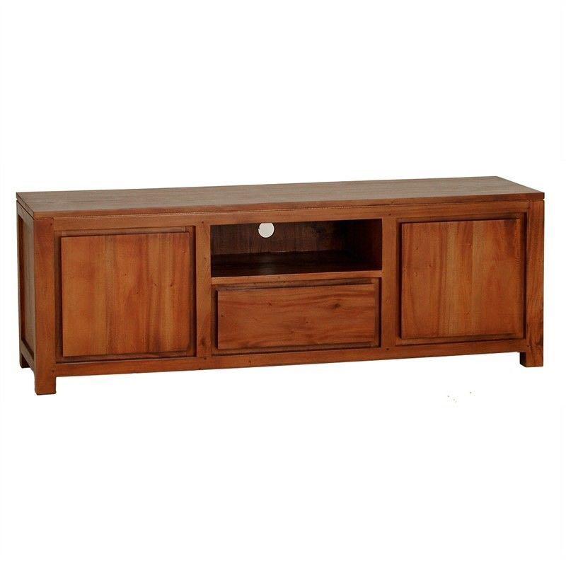 Fire Sale Teak Tv Console Solid Wood Stand Free Delivery New