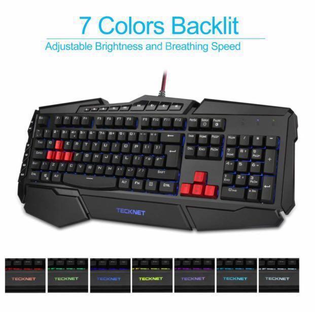 Professional Gaming combo X706 Illuminated Gaming Keyboard and Mouse Set, Computers