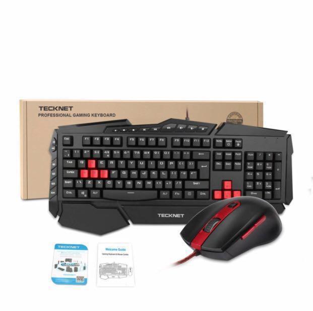 Professional Gaming combo X706 Illuminated Gaming Keyboard and Mouse Set, Computers