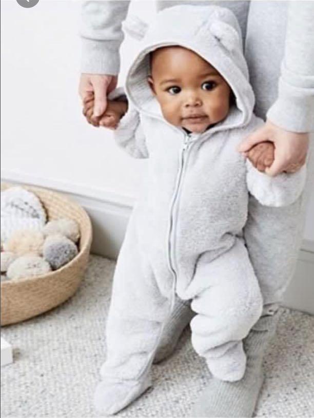 Baby shop fleece romper