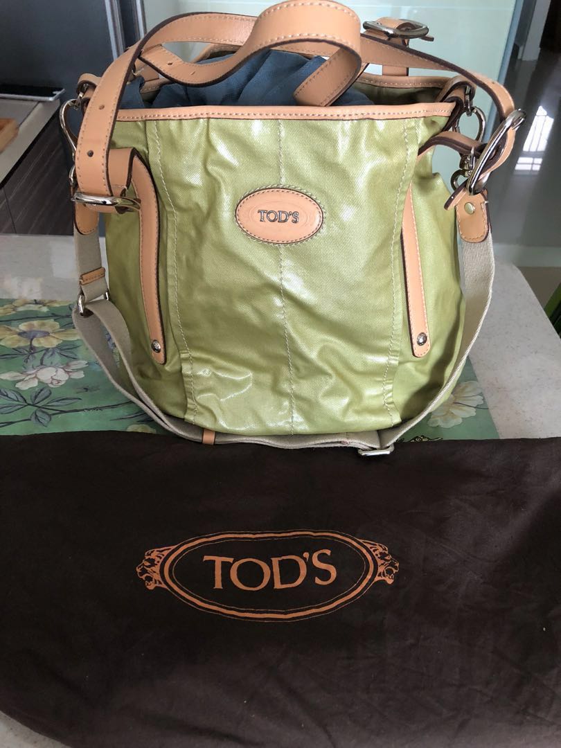 Tod's patent online leather bag
