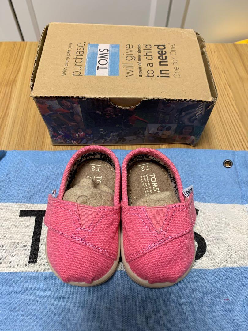 toms size 2 baby
