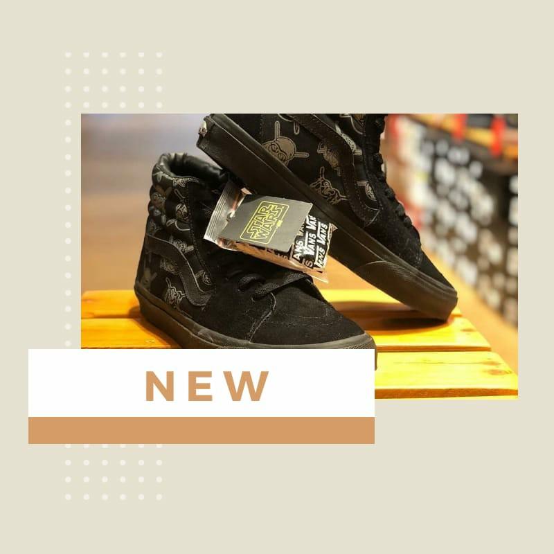VANS SK8 HI X STAR WARS, Fesyen Pria, Sepatu Sneakers di Carousell
