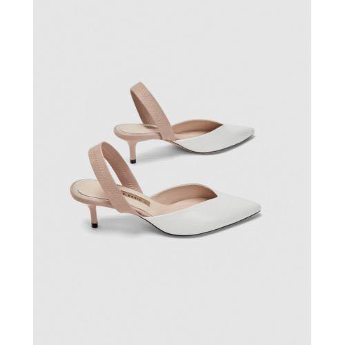 slingback kitten heels zara