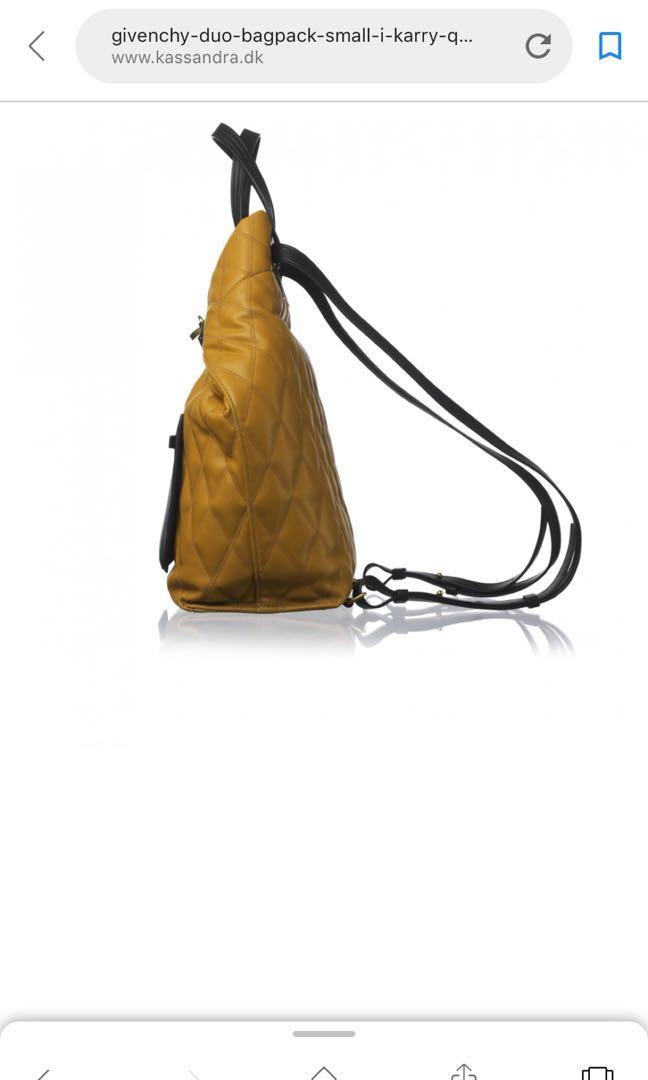 100 authentic Givenchy Duo backpack tote bag