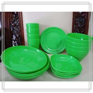 technoplast piring mangkok gelas set
