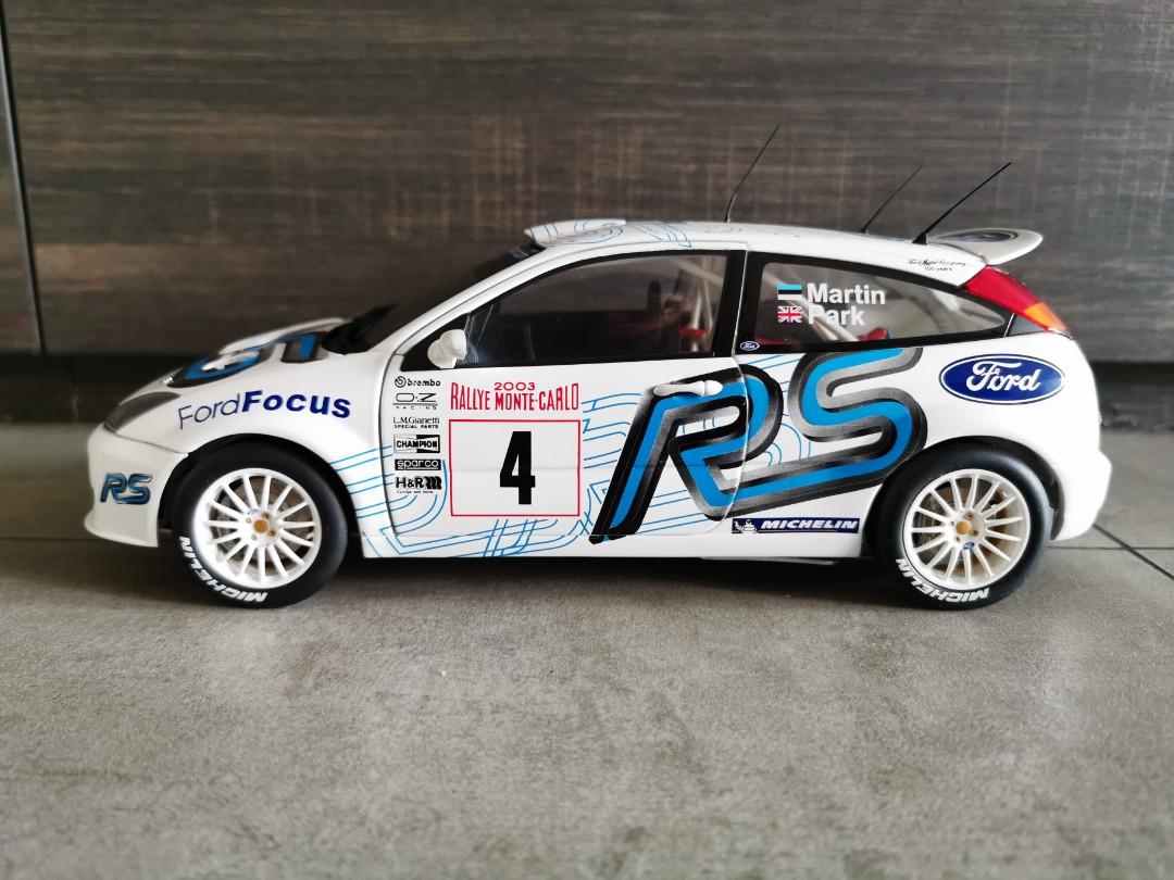 Scale model of Ford Focus WRC Rallye de Monte-Carlo #3 (C.Sainz - L.Moya 2001) p