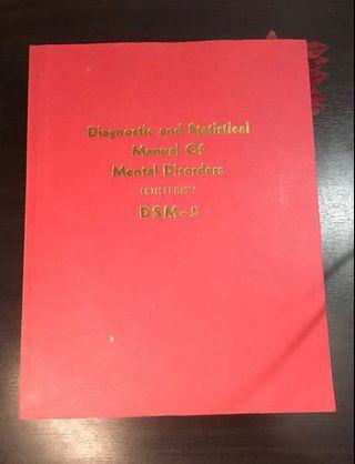 DSM 5 (Diagnostic and Statistics Manual 5)