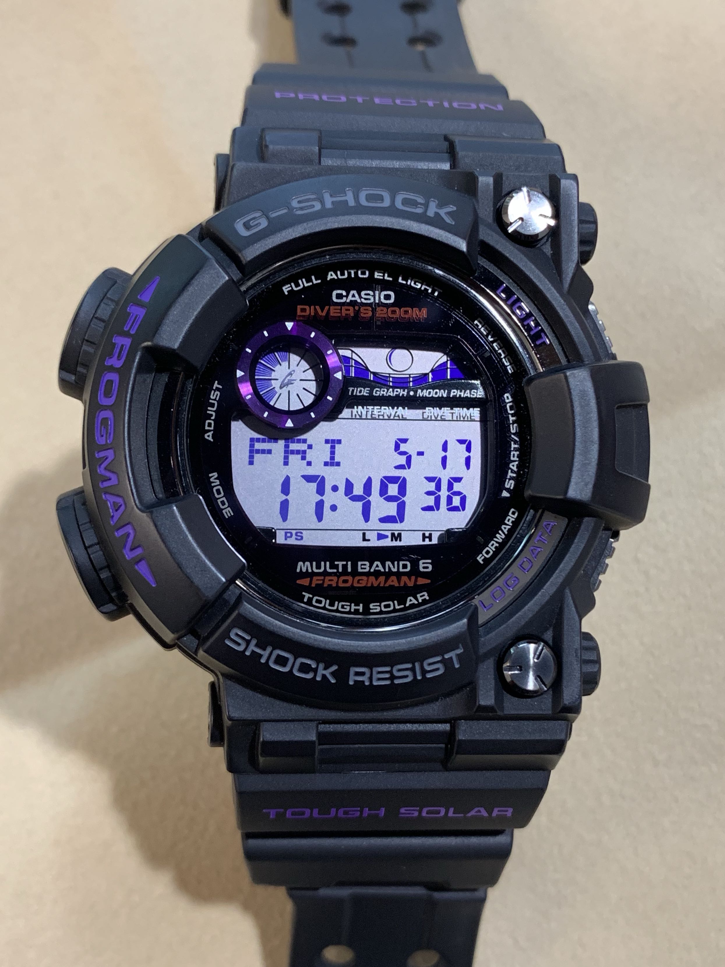 G Shock Frogman GWF 1000BP 1 GWF1000BP GWF 1000