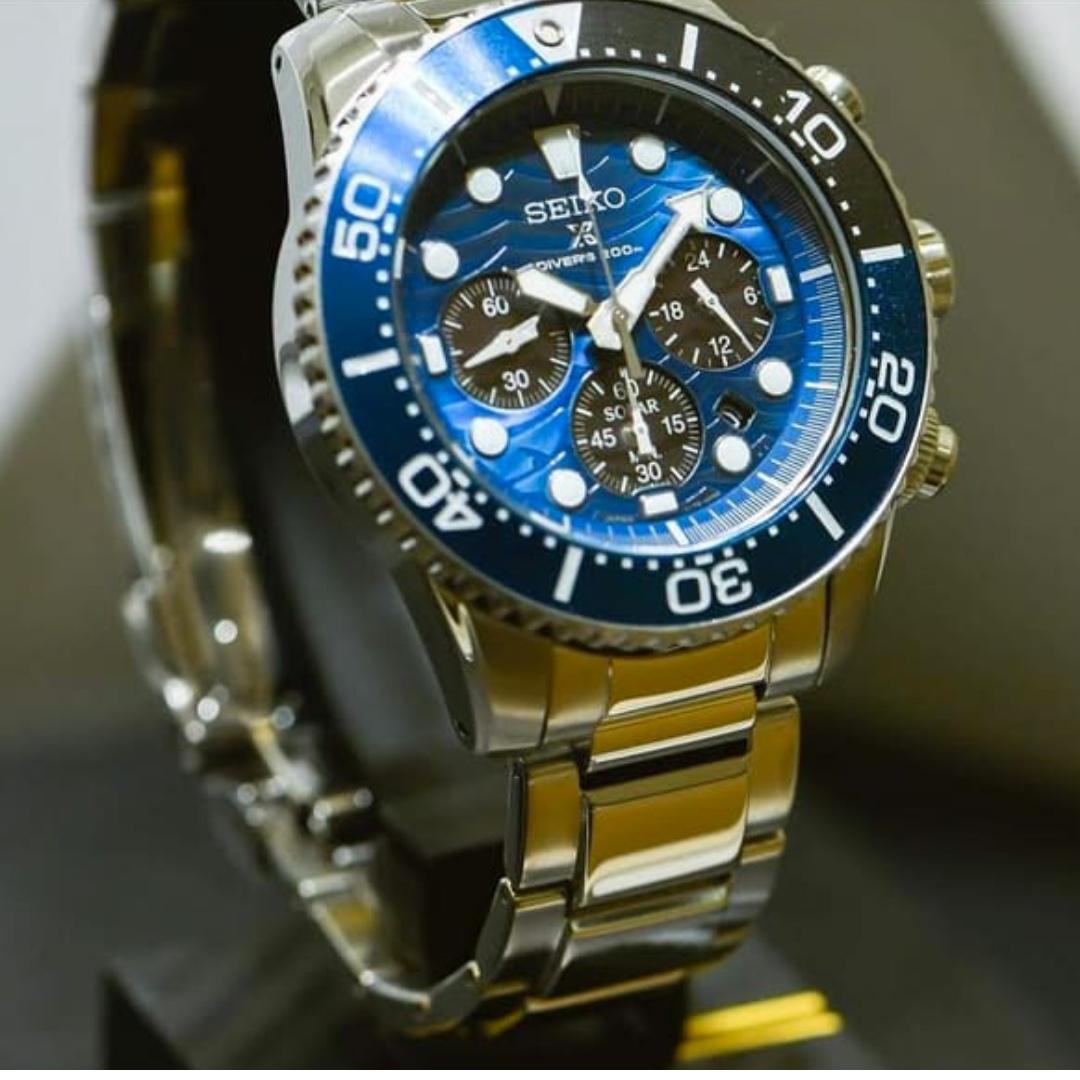 Seiko save the ocean chronograph discount
