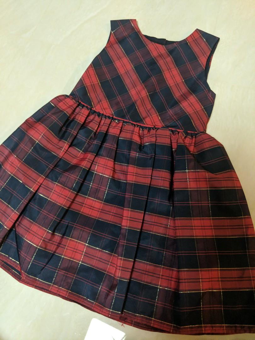 mothercare tartan dress