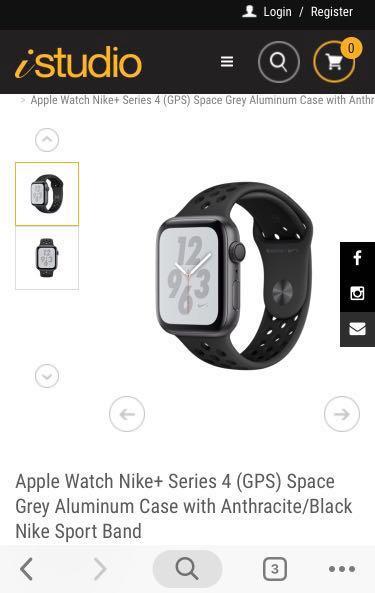 apple watch 4 gps space grey