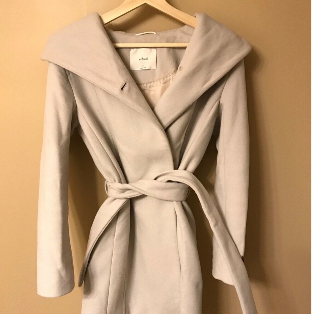 Aritzia Brenna Wool Coat Flirt size S retail 350 Women s Fashion Clothes on Carousell
