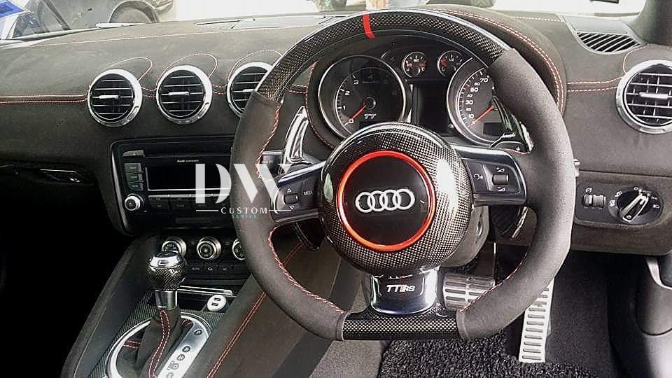 Audi Tt R8 Custom Made Carbon Fiber Alcantara Leather