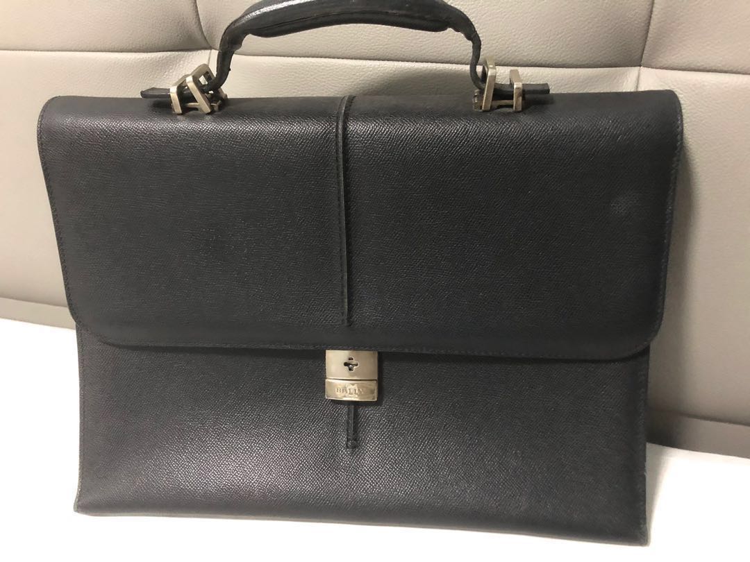 BALLY Briefcase, Men's Fashion, Bags, Briefcases on Carousell