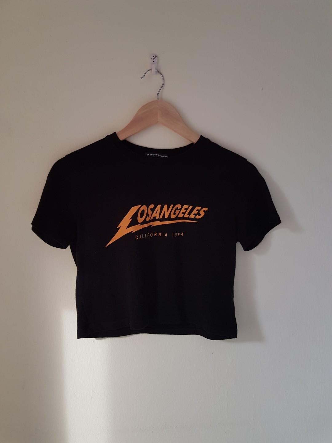 Brandy Melville Los Angeles Crop Top Women S Fashion Tops Other Tops On Carousell Brandy Melville Los Angeles Crop Top Women S Fashion Tops Other Tops On Carousell