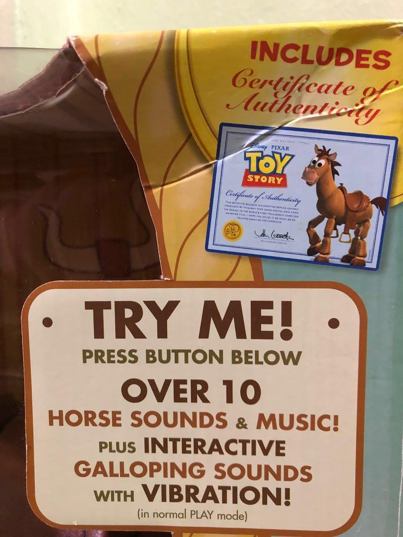 Disney Pixar TOY STORY Collection Signature WOODY'S HORSE BULLSEYE