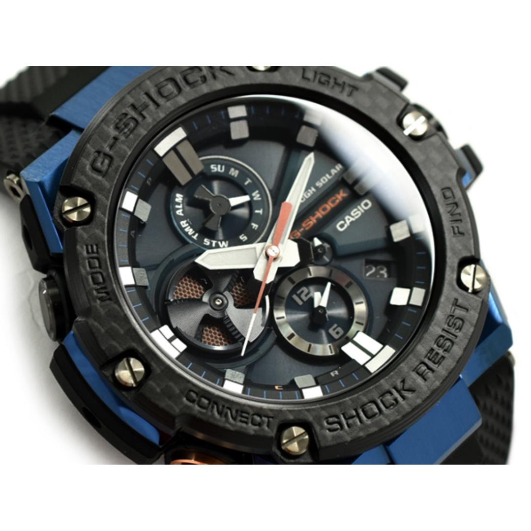 CASIO G-SHOCK GST G-STEEL series GST-B100 GST-B100XB-2A 藍色樹脂錶