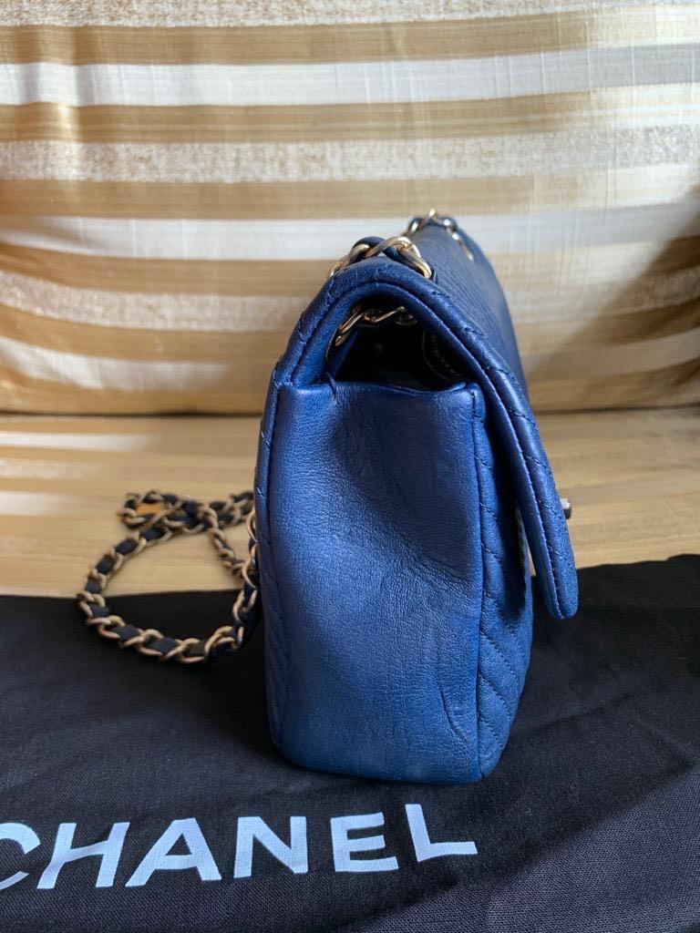 Chanel herringbone chevron flap bag, Luxury, Bags & Wallets on