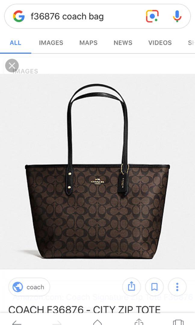 coach classic tote bag