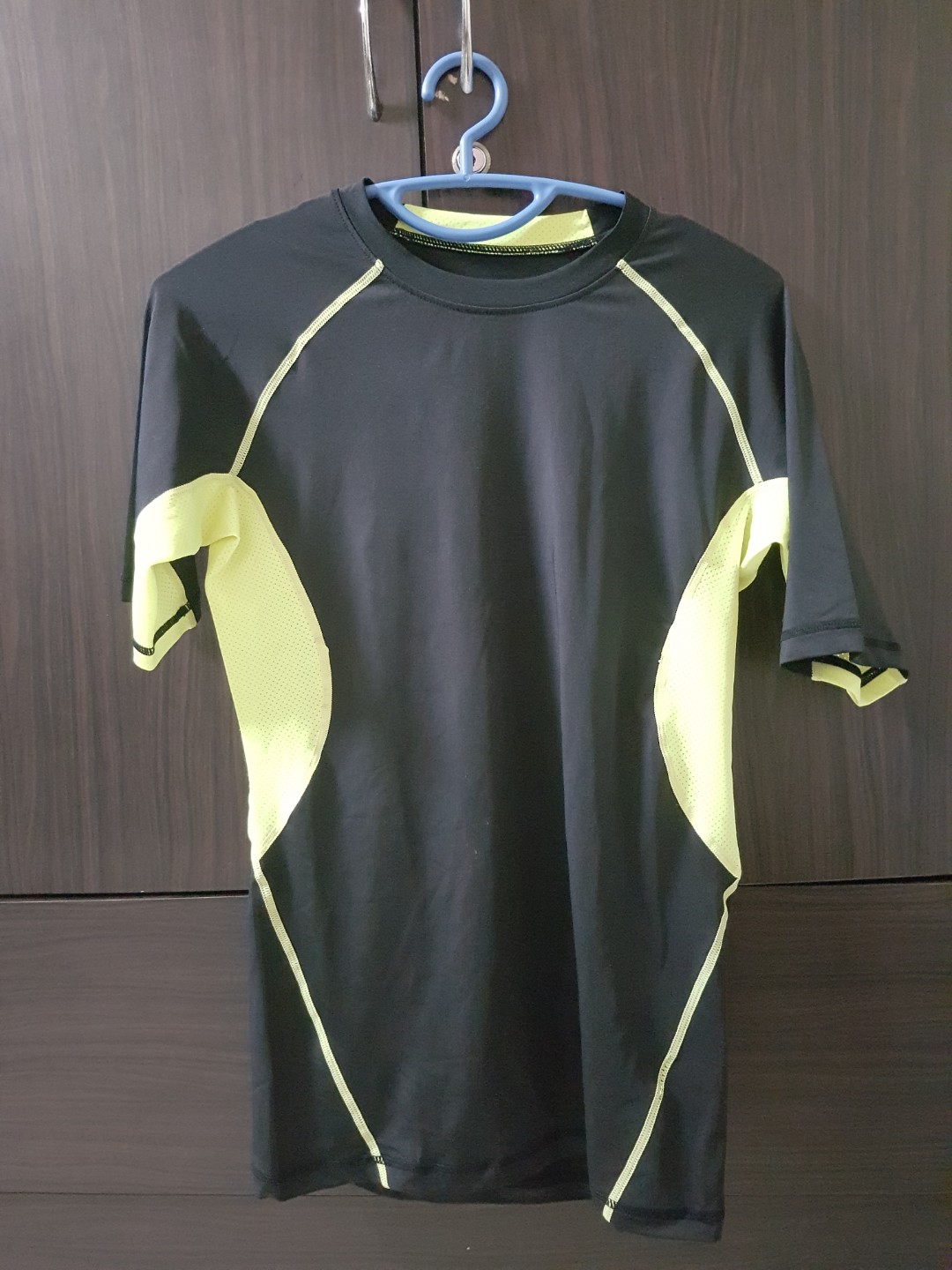 Black and neon yellow shirt clearance