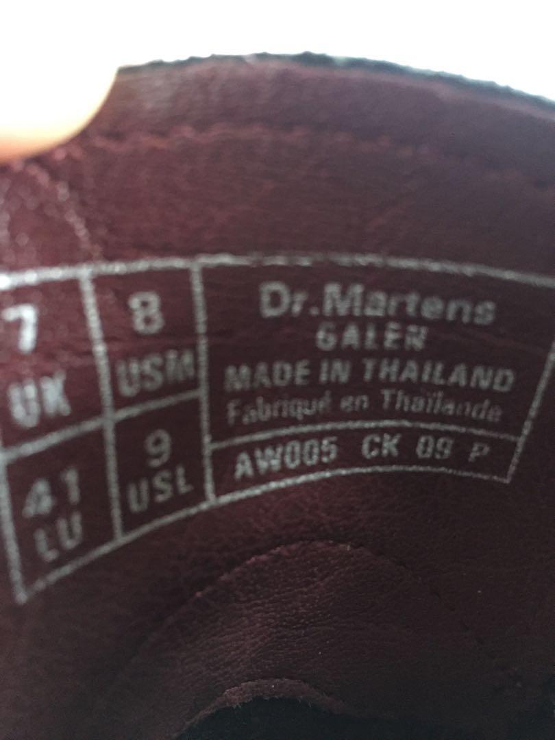 dr martens shoes size