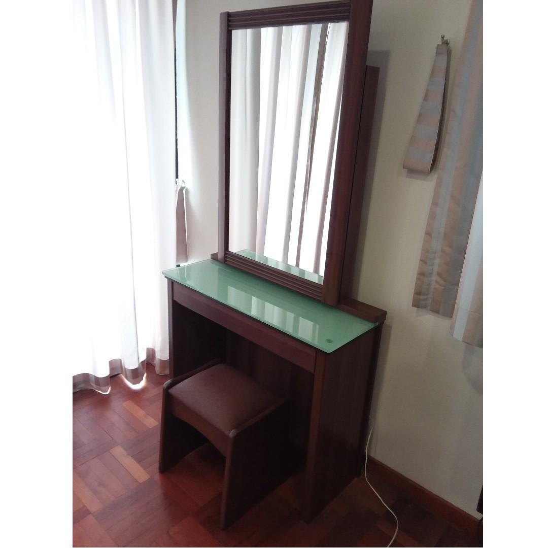 Beautiful Modern Solid Wood Dressing Table Furniture Others On Carousell