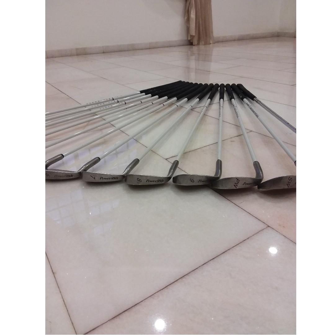 Female Golf Club Set & Bag Powerbilt Pro Sonic, Sports Equipment