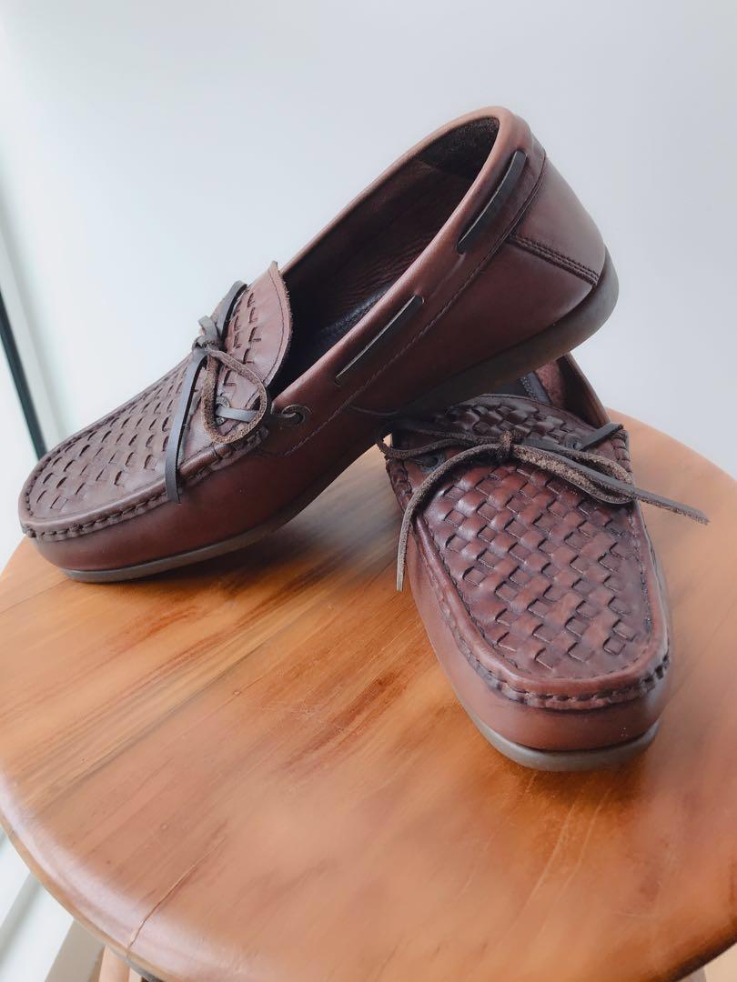 Flexx Men s Interwoven Leather Loafer