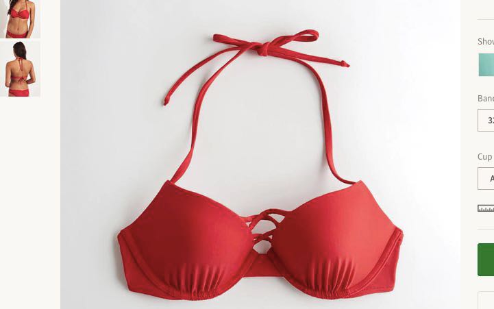 Hollister push up bikini Women s Fashion Swimwear Bikinis