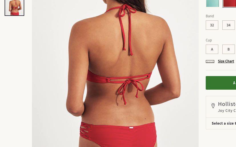 Hollister push deals up bikini